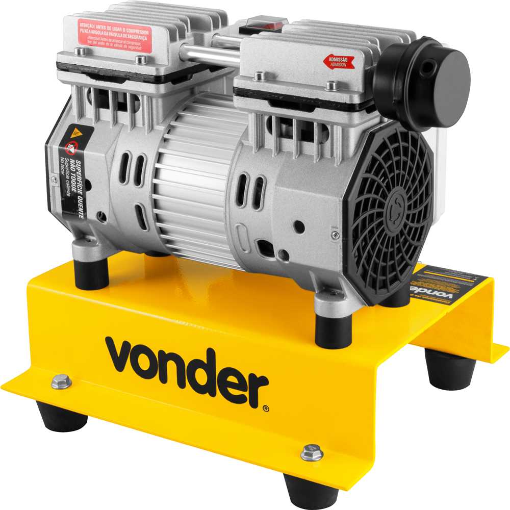 COMPRESSOR DE AR DIRETO ISENTO DE OLEO 1HP 127V VONDER