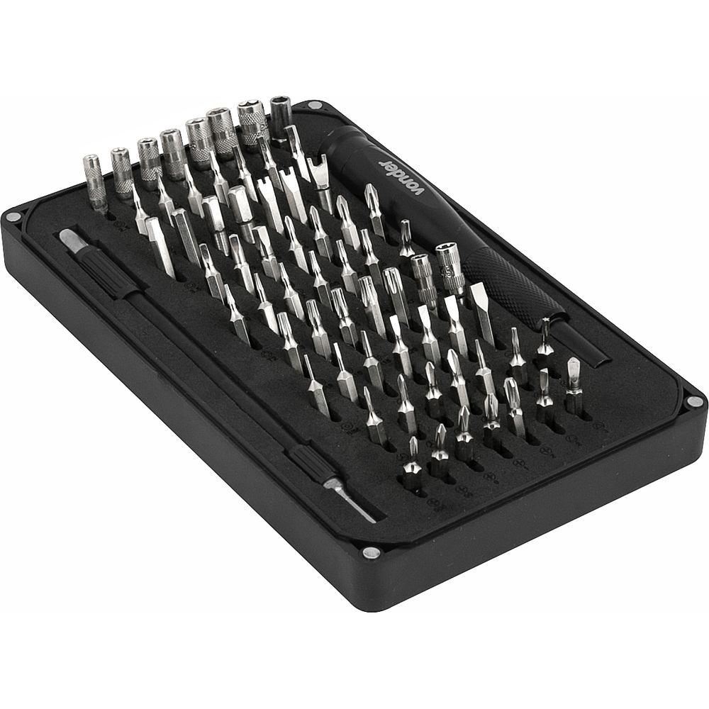 JOGO DE BITS PRECISÃO 66 PEÇAS 3538066000 VONDER