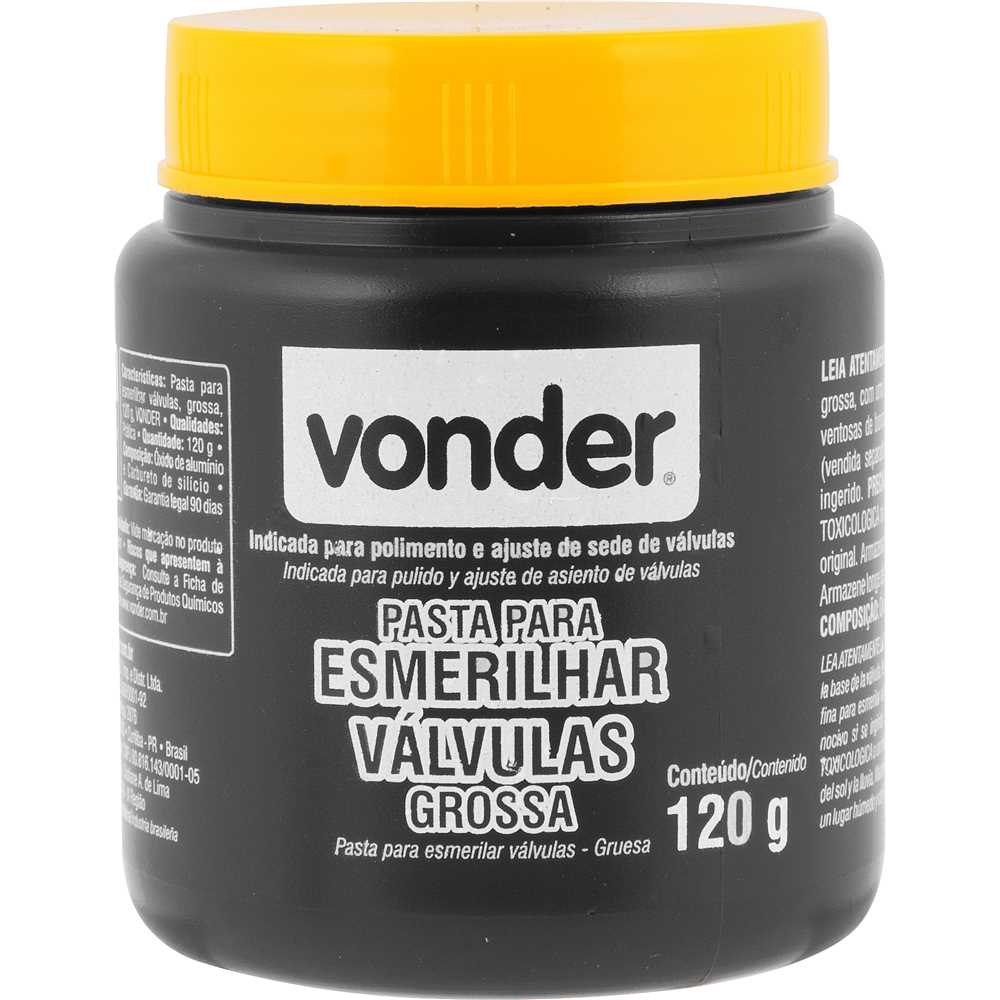 PASTA PARA ESMERILHAR VALVULA 120G GROSSA VONDER