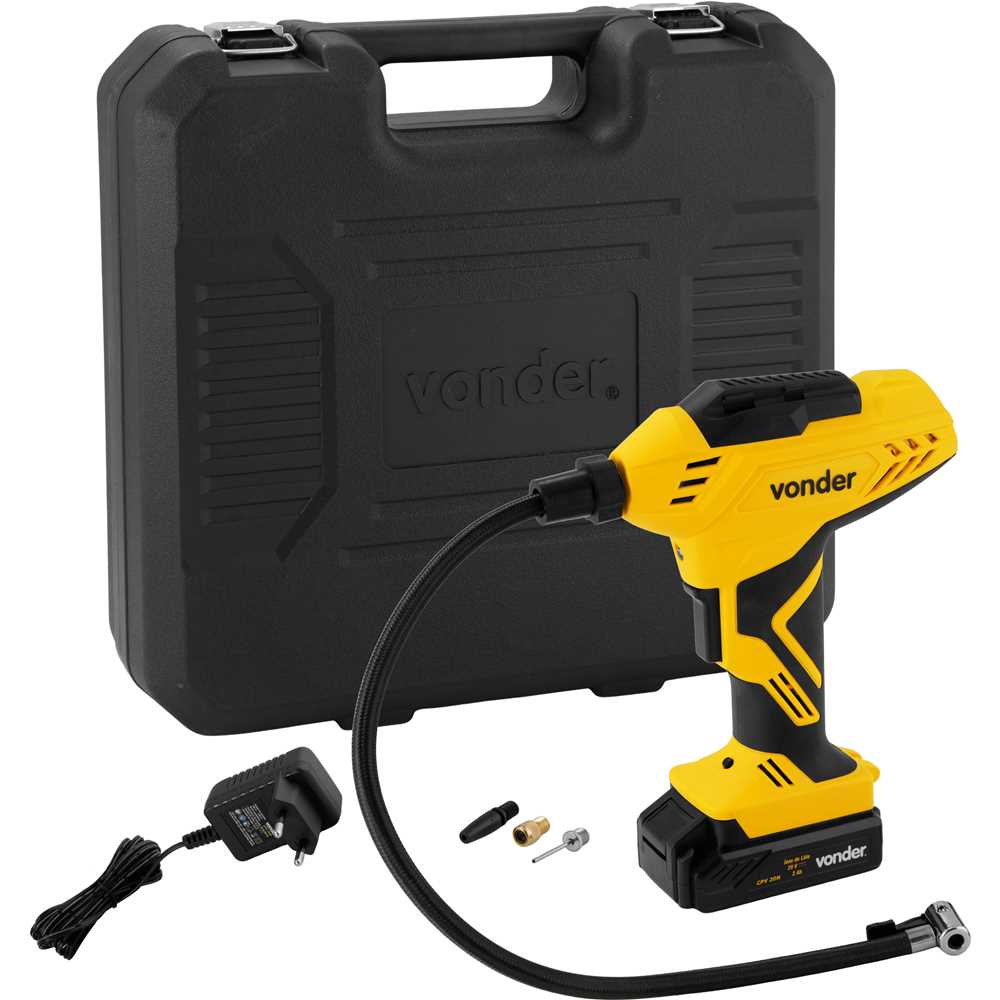 COMPRESSOR DE AR DIRETO A BATERIA 20V 2,0AH CPV20 VONDER