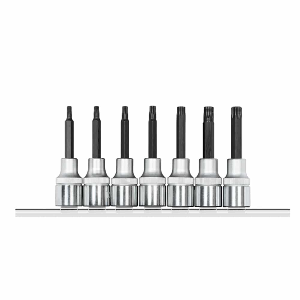 JOGO SOQUETE TORX LONGO ENCAIXE 1/2
