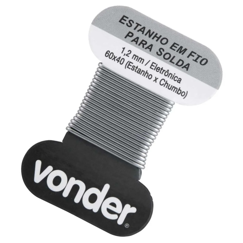SOLDA ESTANHO CARTELA 020G VONDER