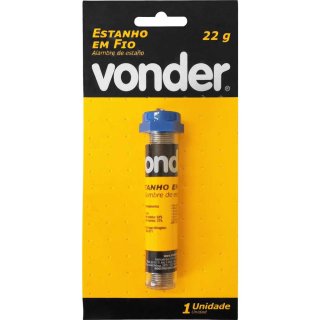 SOLDA ESTANHO TUBO 025G VONDER