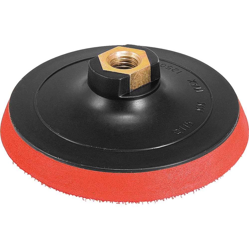 DISCO DE BORRACHA COM VELCRO 115MM 4.1/2