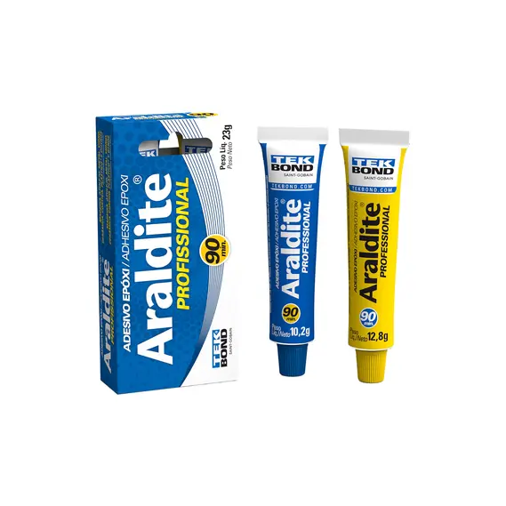 ADESIVO EPOXI ARALDITE 90MIN PROFISSIONAL 23G TEKBOND