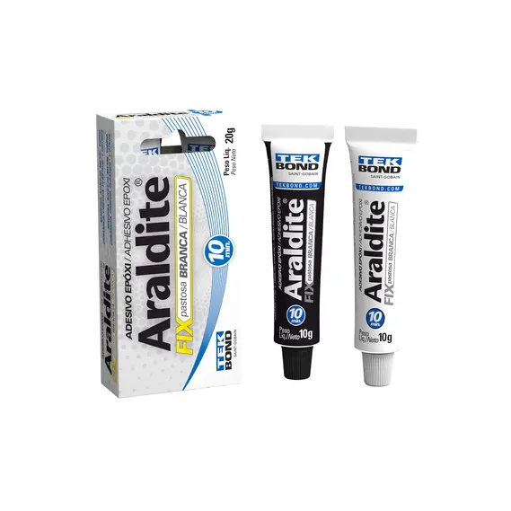 ADESIVO EPOXI ARALDITE 10MIN BRANCO 20G TEKBOND