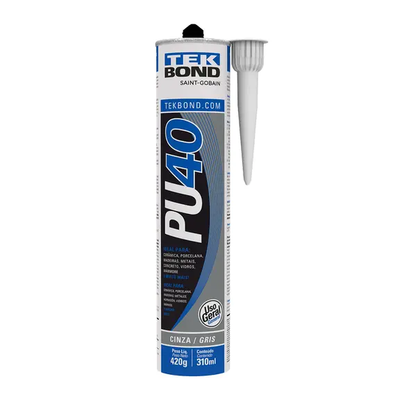 ADESIVO POLIURETANO CINZA 420G PU40 TEKBOND