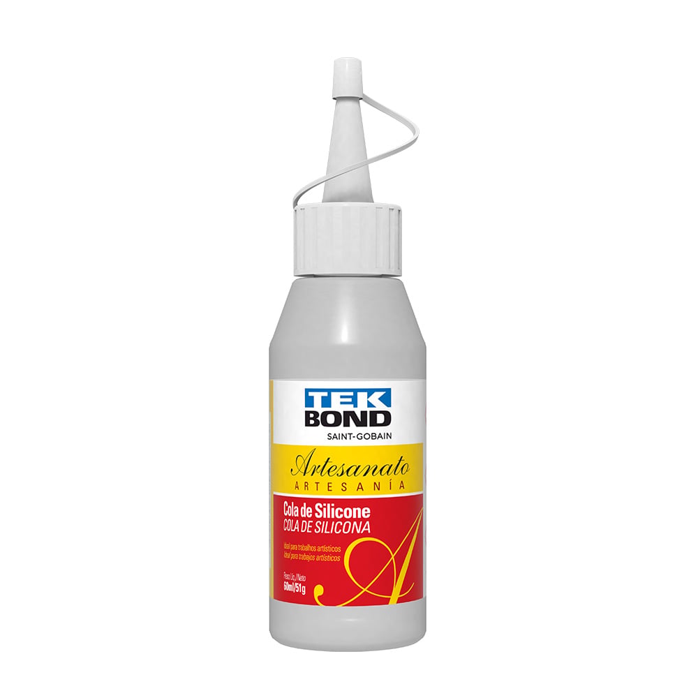COLA DE SILICONE LIQUIDA PARA ARTESANATO 060ML/51G TEKBOND