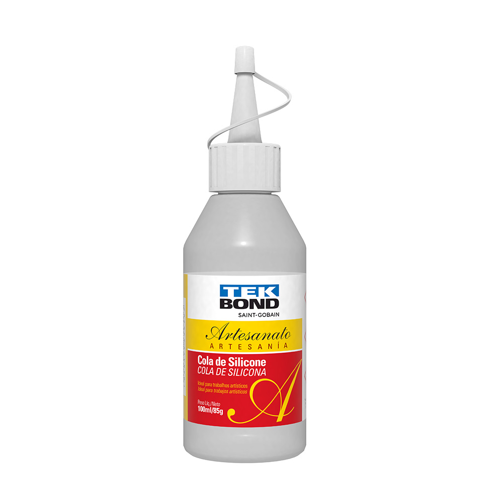 COLA DE SILICONE LIQUIDA PARA ARTESANATO 100ML/85G TEKBOND
