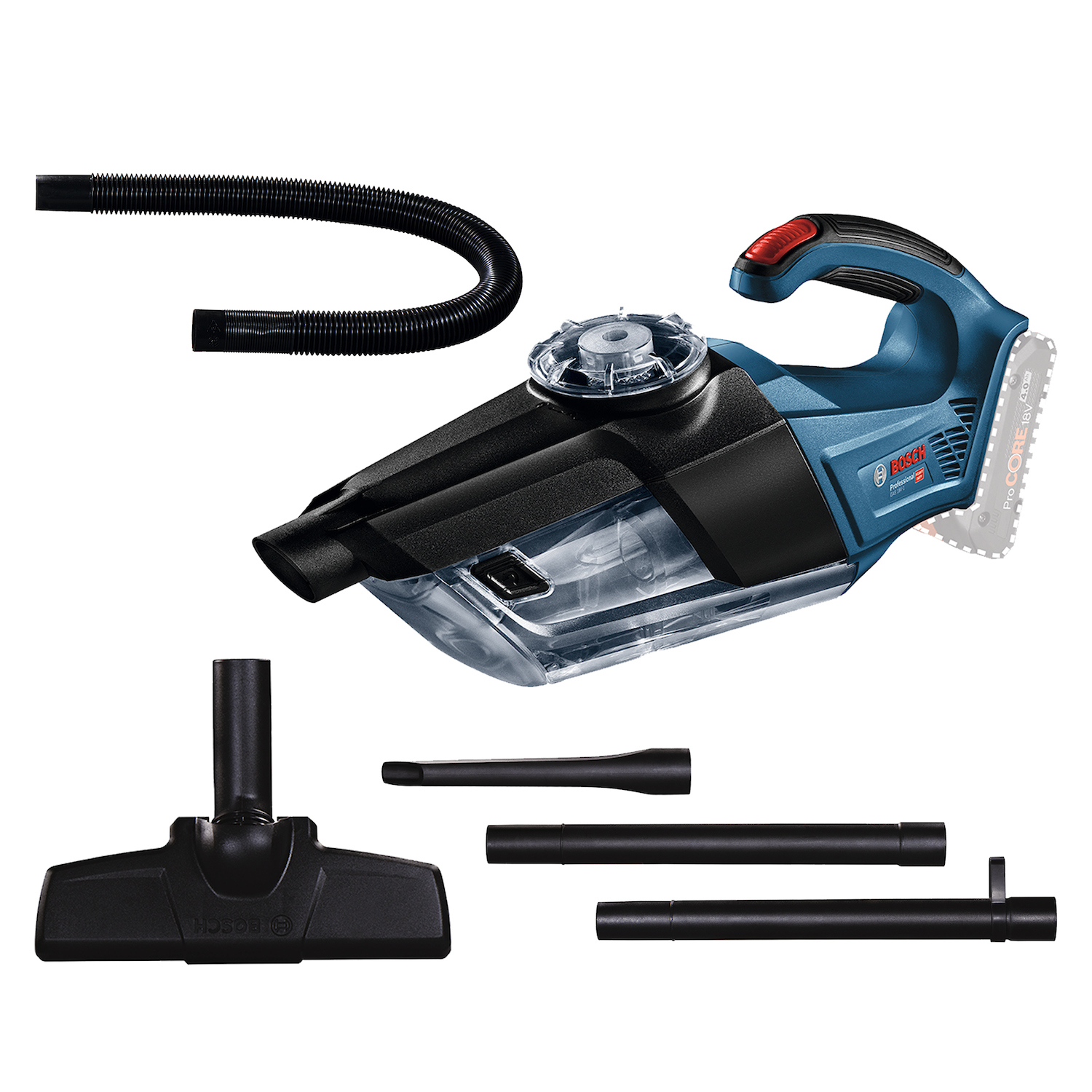 ASPIRADOR DE PO A BATERIA 18V GAS 18V-1 SEM BATERIA E SEM CARREGADOR BOSCH