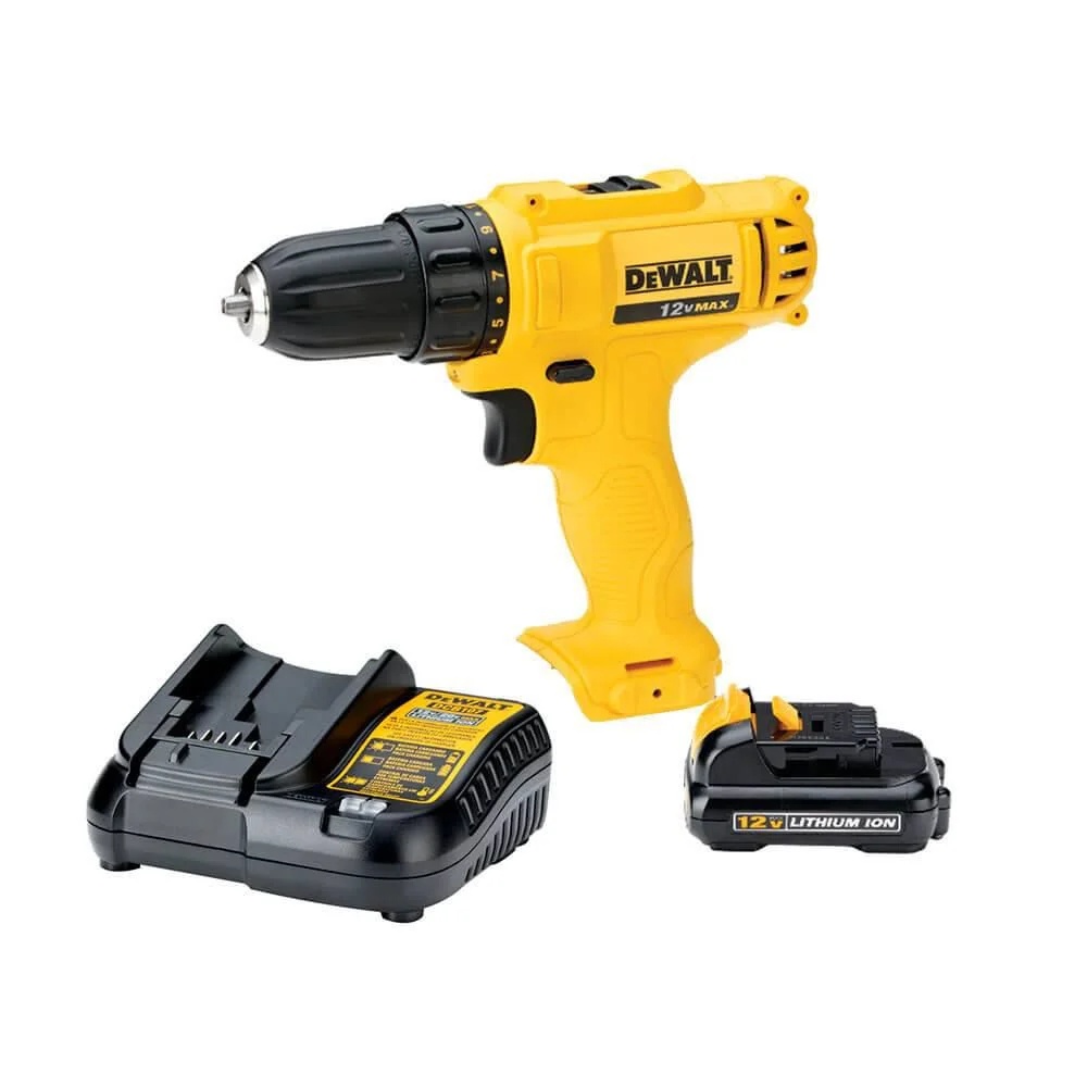 PARAFUSADEIRA E FURADEIRA A BATERIA 12V DCD700LC1 1 BATERIA DEWALT