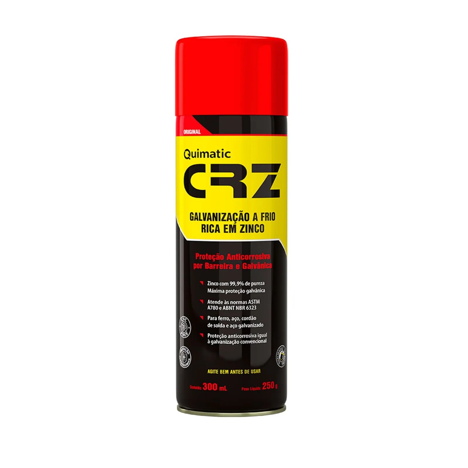 CRZ GALVANIZAÇÃO A FRIO 300ML SPRAY TAPMATIC