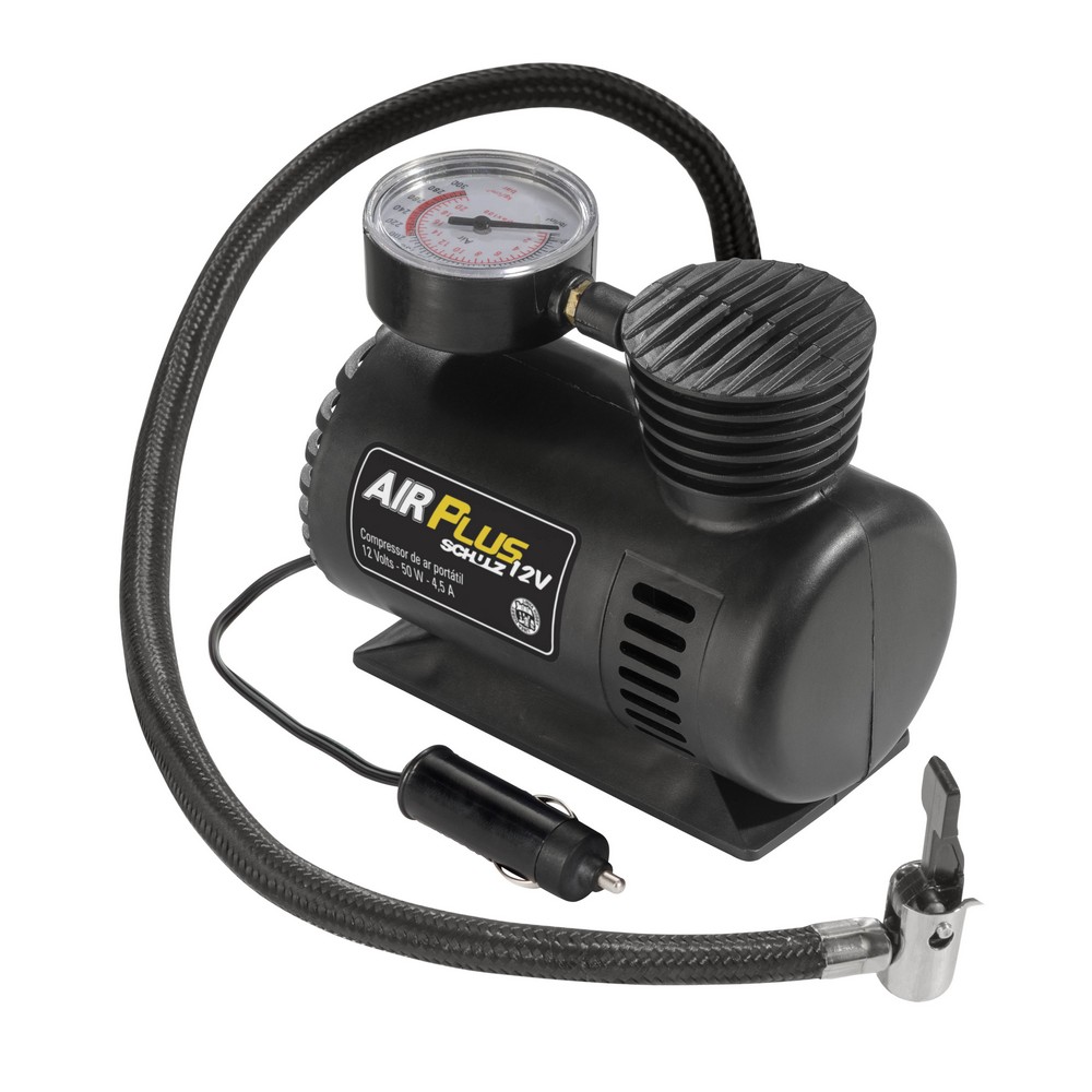 COMPRESSOR DE AR AUTO 12V 300PSI AIR PLUS SCHULZ