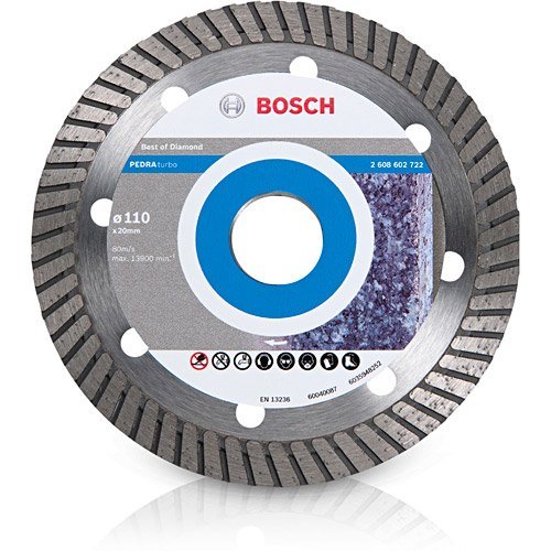 DISCO DIAMANTADO 110X20MM TURBO GRANITO E PEDRAS BOSCH