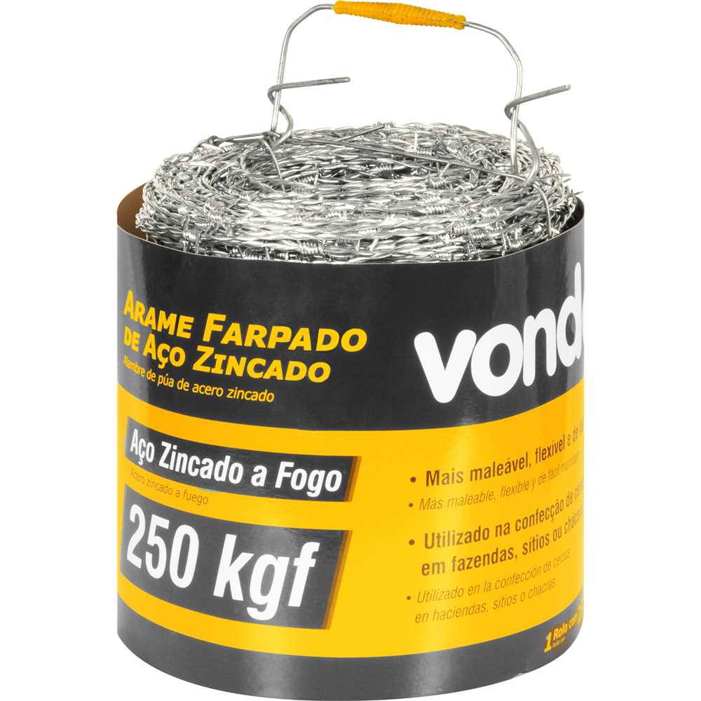 ARAME FARPADO 250M VONDER