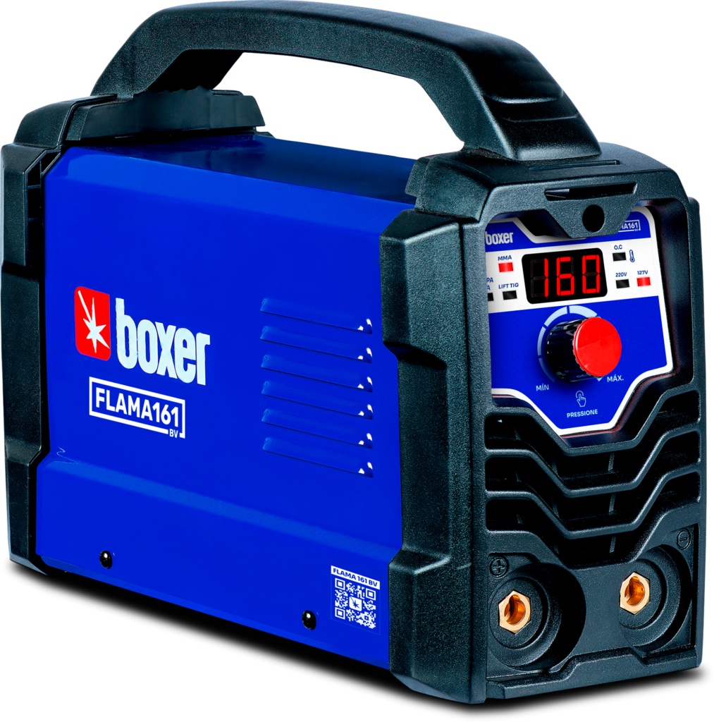 MÁQUINA PARA SOLDA INVERSORA ELETRODO E TIG 160A FLAMA161 BIVOLT BOXER