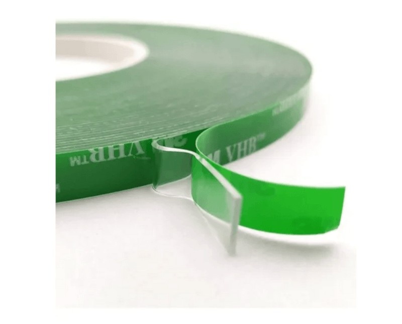 FITA DUPLA FACE 09,5MMX20M VERDE 3M