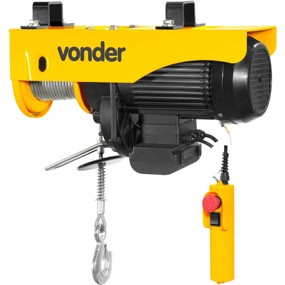 GUINCHO COLUNA SEM BALDE 500/1000KG GEV1000 220V VONDER