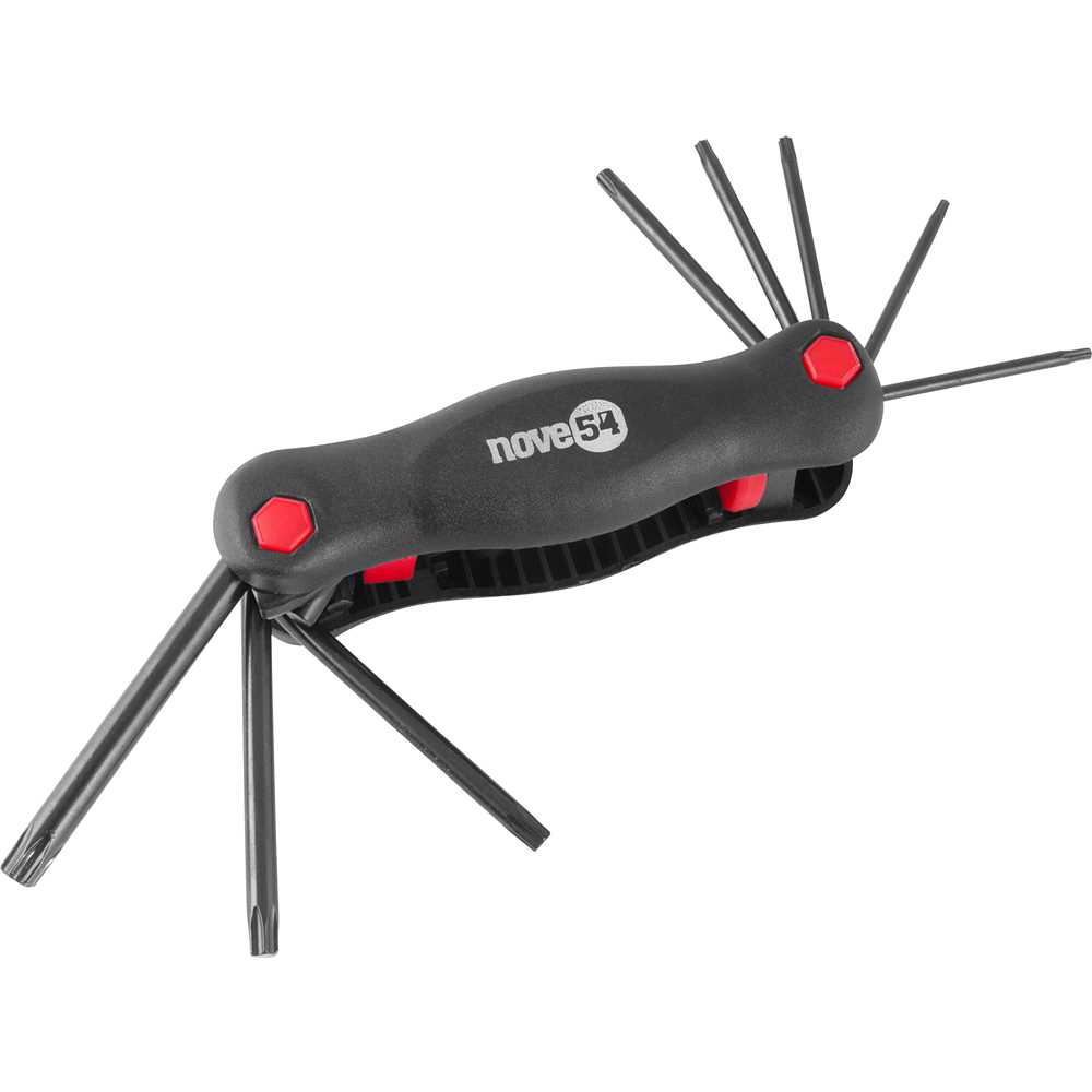 JOGO DE CHAVE TORX CANIVETE T9-T40 COM 8 PECAS NOVE54