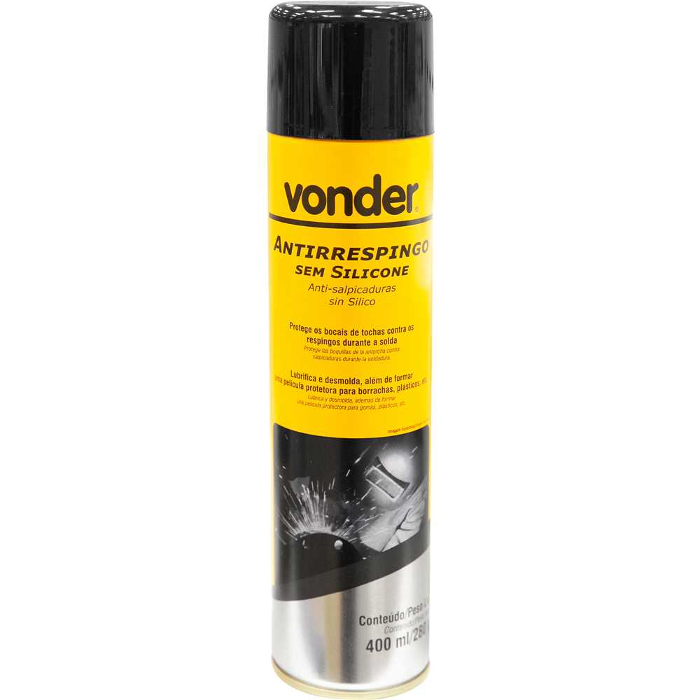 ANTIRRESPINGO SPRAY SEM SILICONE 400ML VONDER