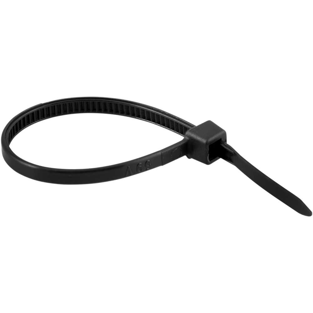 ABRAÇADEIRA DE NYLON 2,5X100 PRETA PACOTE COM 20 VONDER