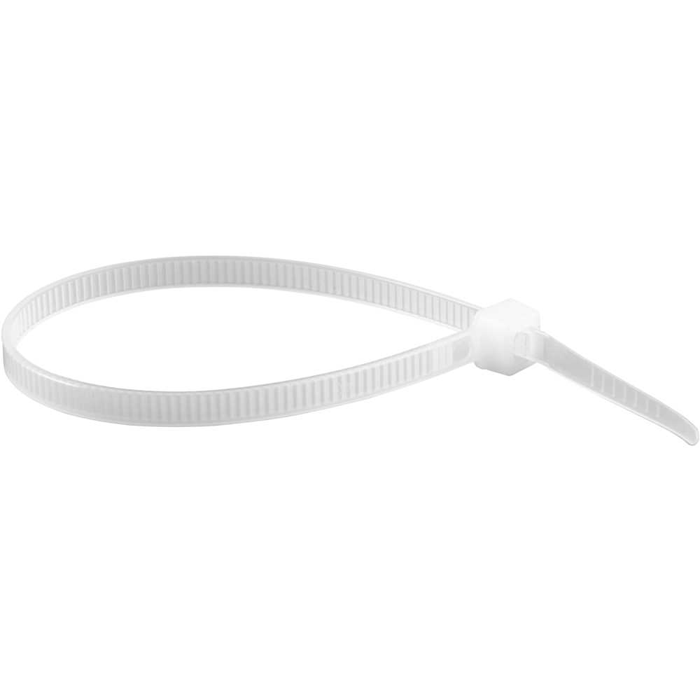 ABRAÇADEIRA DE NYLON 4,8X200 BRANCA PACOTE COM 20 VONDER