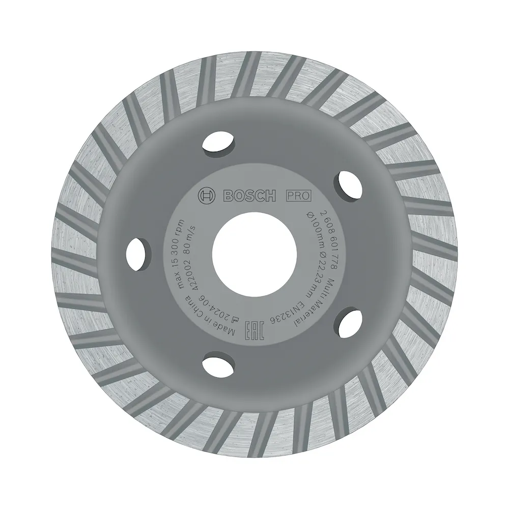 REBOLO DIAMANTADO 100MM TURBO 2608601778 BOSCH