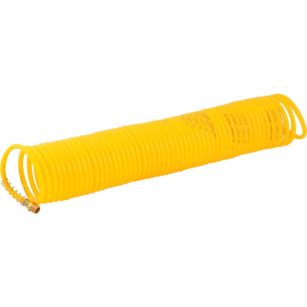 MANGUEIRA PNEUMATICA ESPIRAL PU 1/4 FEMEA 5X8 10M VONDER