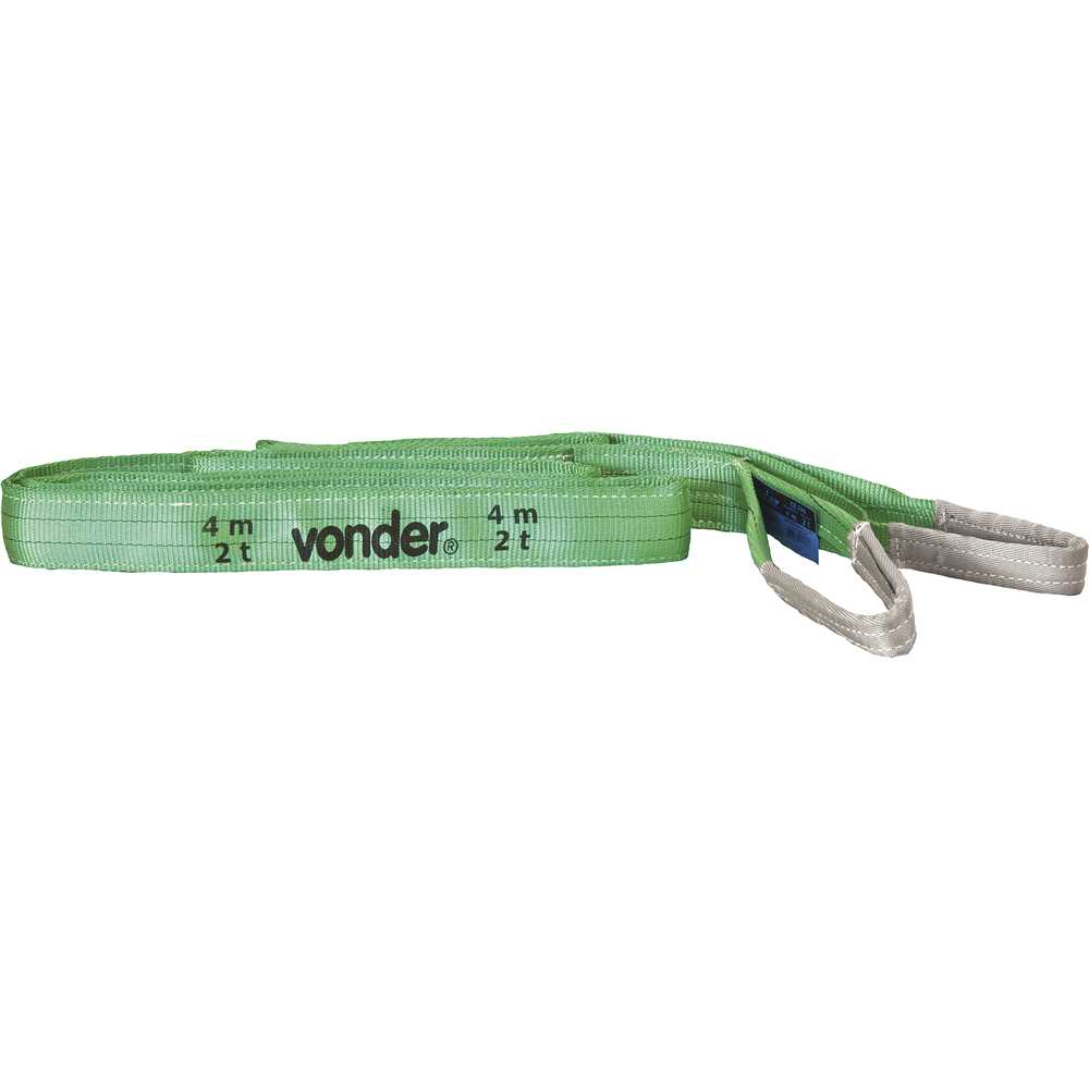 CINTA PARA ELEVACAO 02TX60MMX4M VERDE VONDER