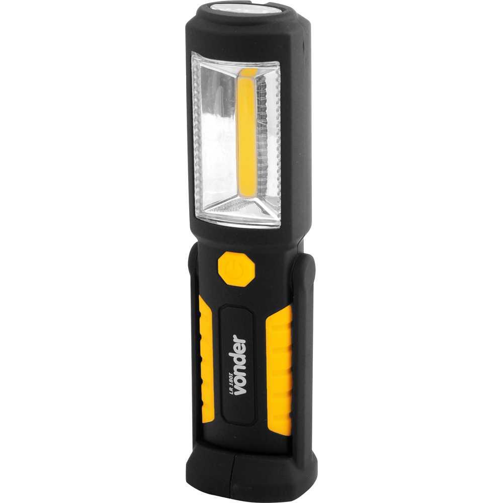 LANTERNA RECARREGAVEL COM 3 LED LRV180I VONDER