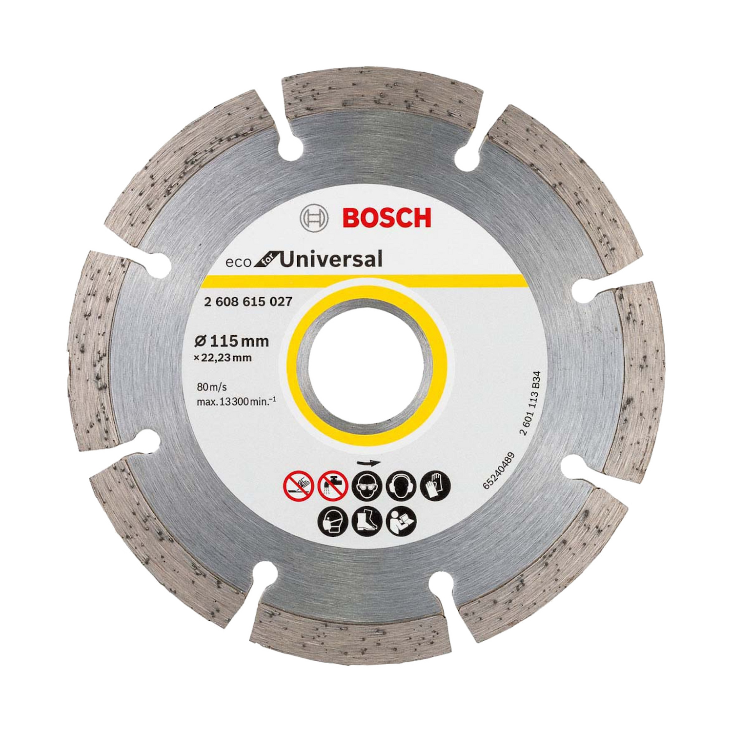 DISCO DIAMANTADO 115X22MM SEGMENTADO UNIVERSAL BOSCH