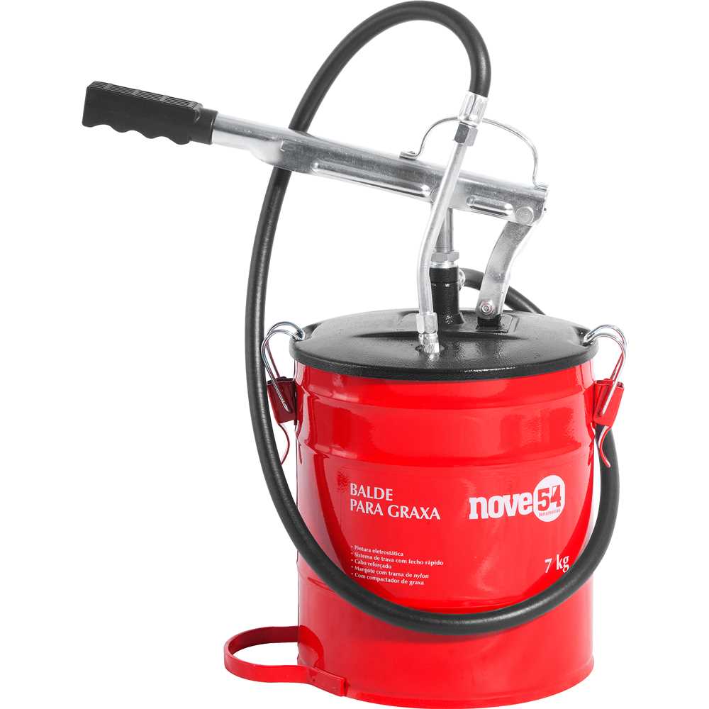 BOMBA MANUAL PARA GRAXA COM 07KG NOVE54