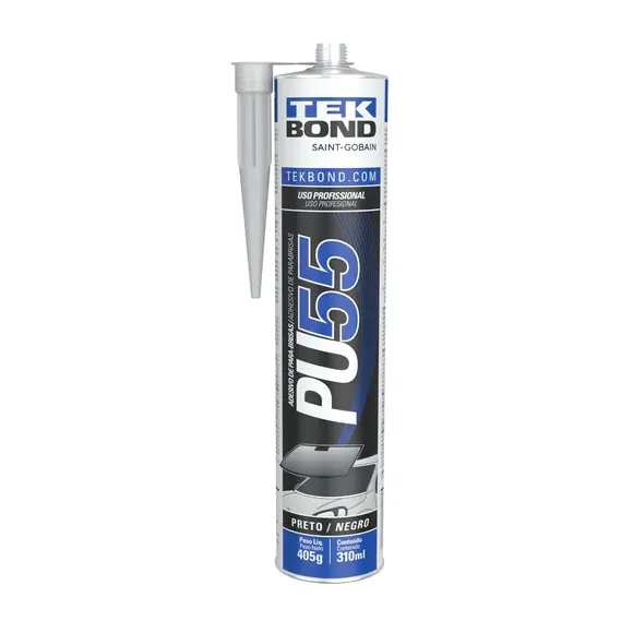 ADESIVO POLIURETANO PRETO 405G PU55 TEKBOND