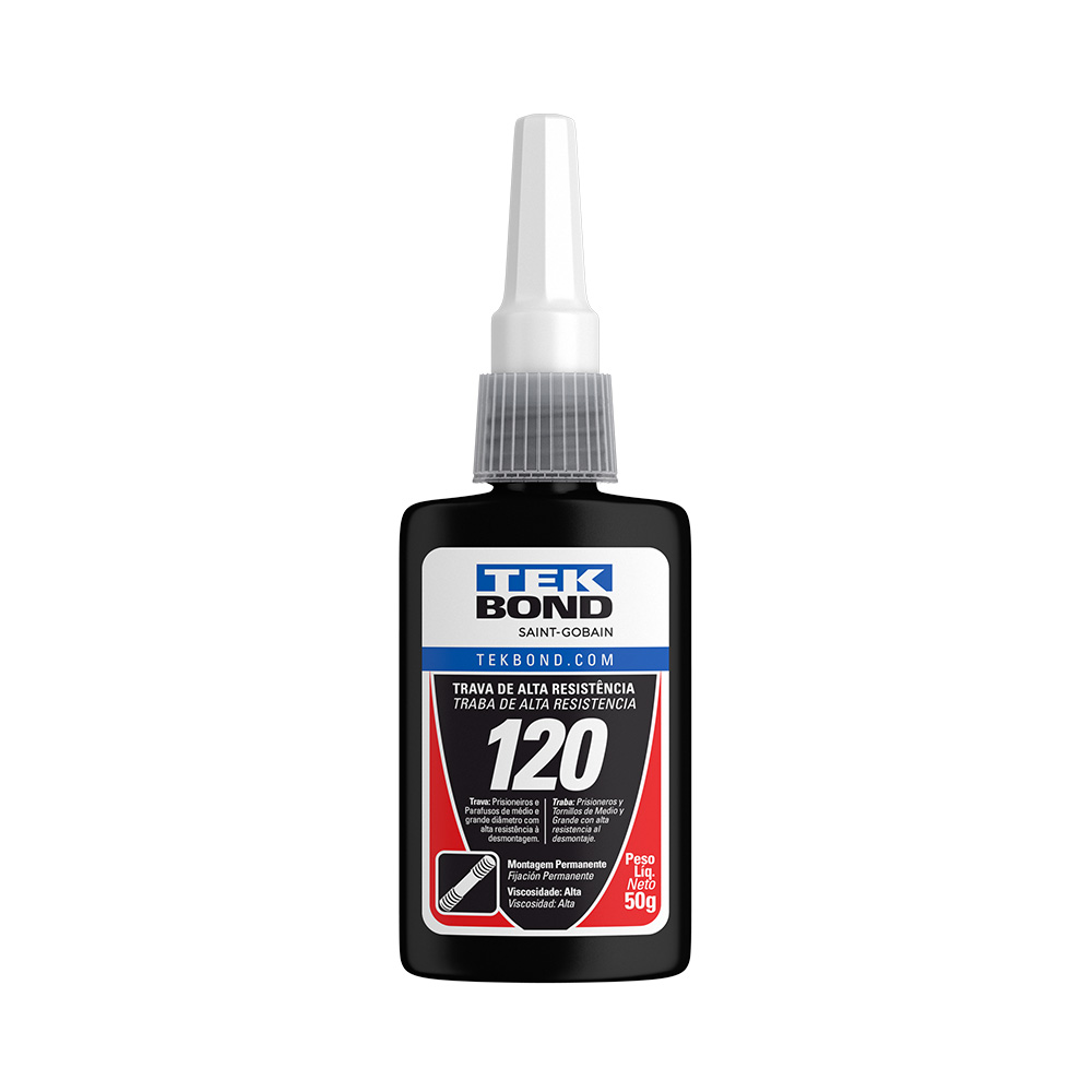 ADESIVO TRAVA ROSCA ALTO TORQUE 50G AT120 TEKBOND