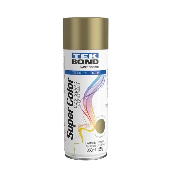 TINTA SPRAY DOURADO 350ML TEKBOND
