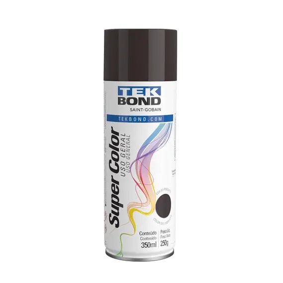 TINTA SPRAY MARROM 350ML TEKBOND
