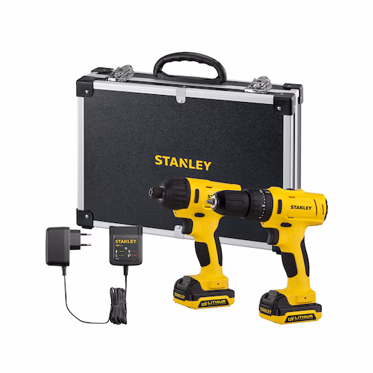 PARAFUSADEIRA E FURADEIRA A BATERIA 12V SCHI121S2K BIVOLT STANLEY