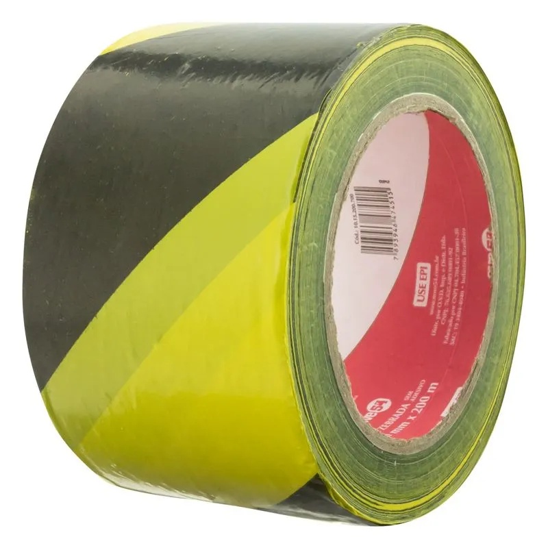 FITA ZEBRADA PARA SINALIZACAO 70MMX200M NOVE54