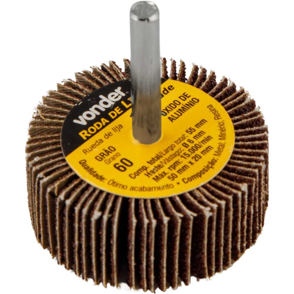 RODA LIXA 050X20MM GRAO 060 VONDER