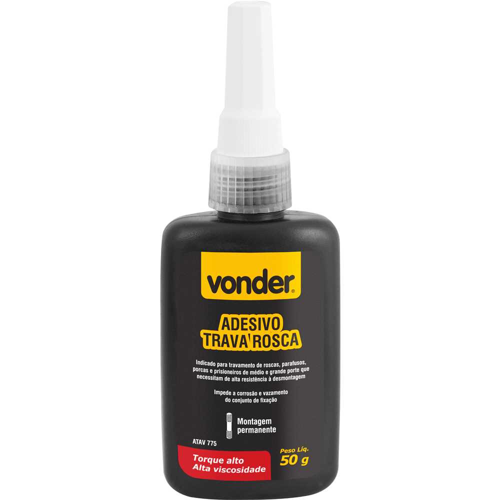 ADESIVO TRAVA ROSCA ALTO TORQUE 50G VONDER