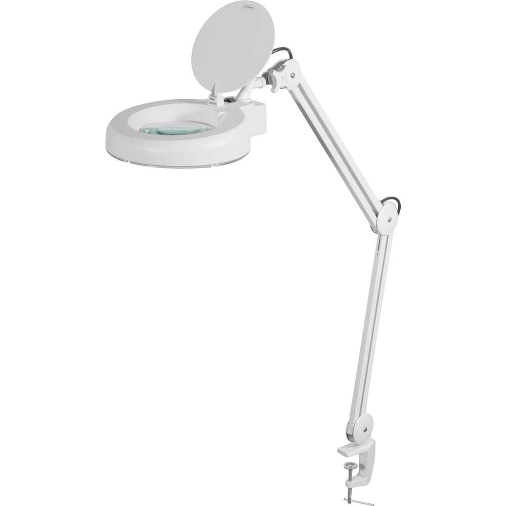 LUPA ARTICULADA COM LED COM FIXADOR PARA BANCADA VONDER