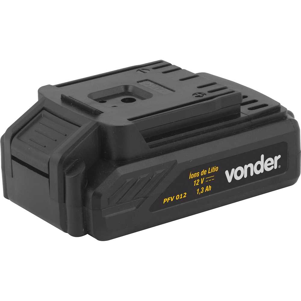 BATERIA 12V PARA PARAFUSADEIRA E FURADEIRA PFV012 VONDER