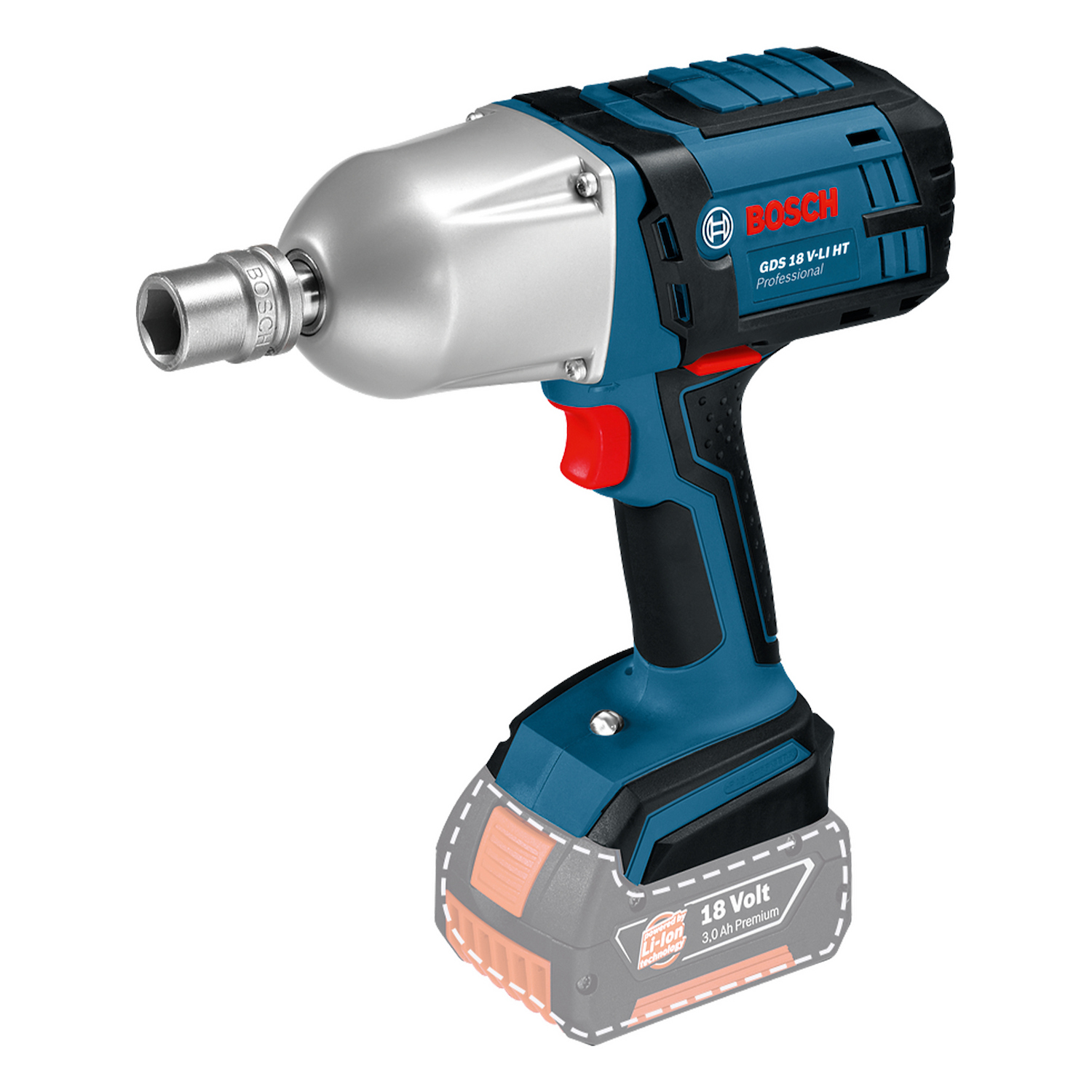 CHAVE DE IMPACTO A BATERIA 18V COM ENCAIXE 1/2