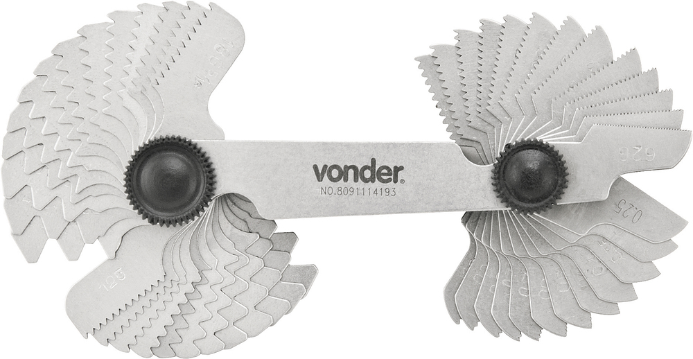 CALIBRE DE ROSCA COM 52 LAMINAS CR-052 VONDER
