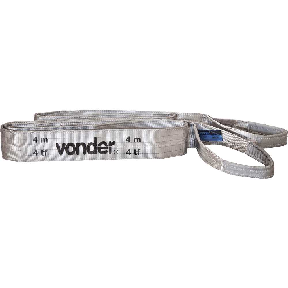 CINTA PARA ELEVACAO 04TX120MMX4M CINZA VONDER
