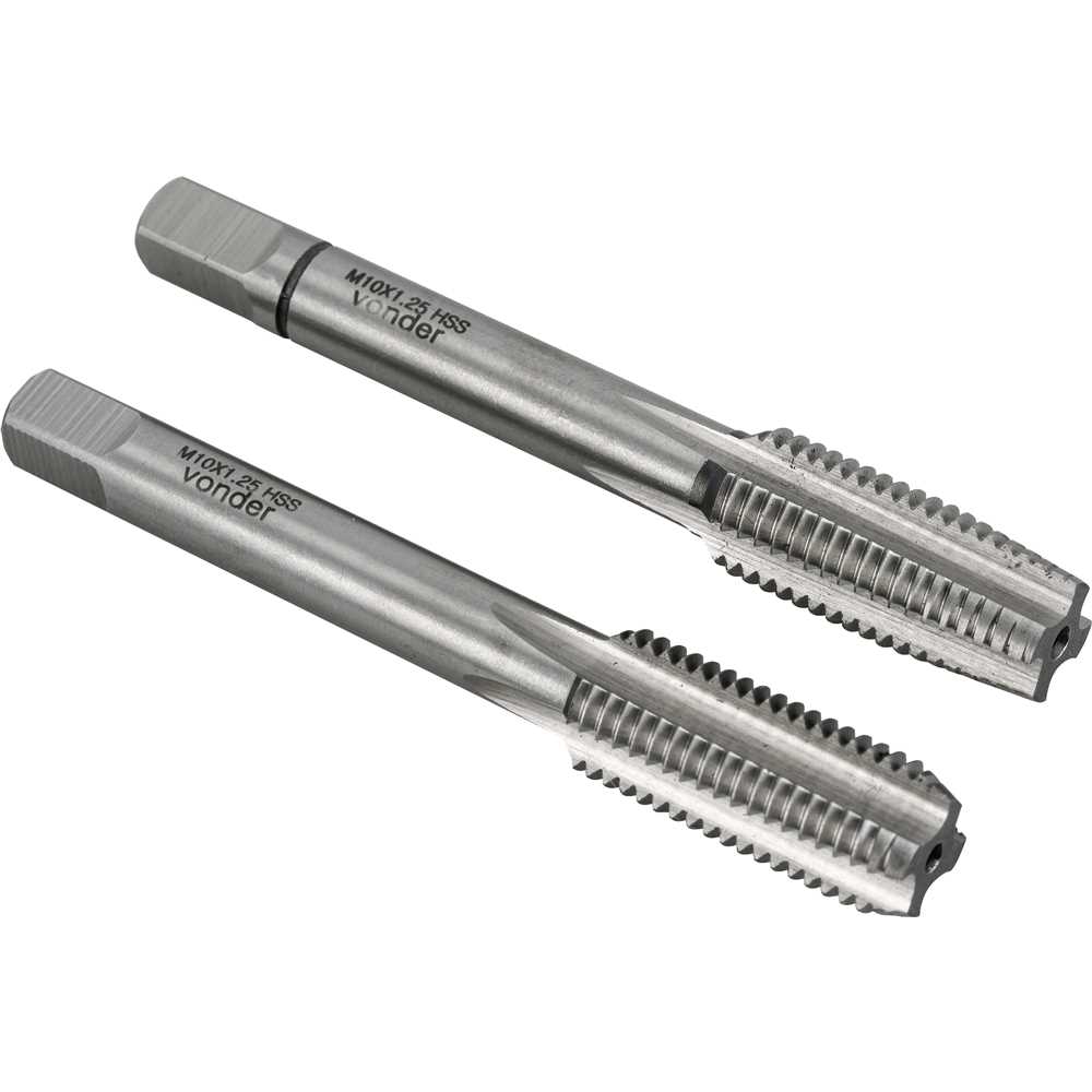 MACHO 10X1,25 AÇO RÁPIDO MB COM 2 PEÇAS VONDER