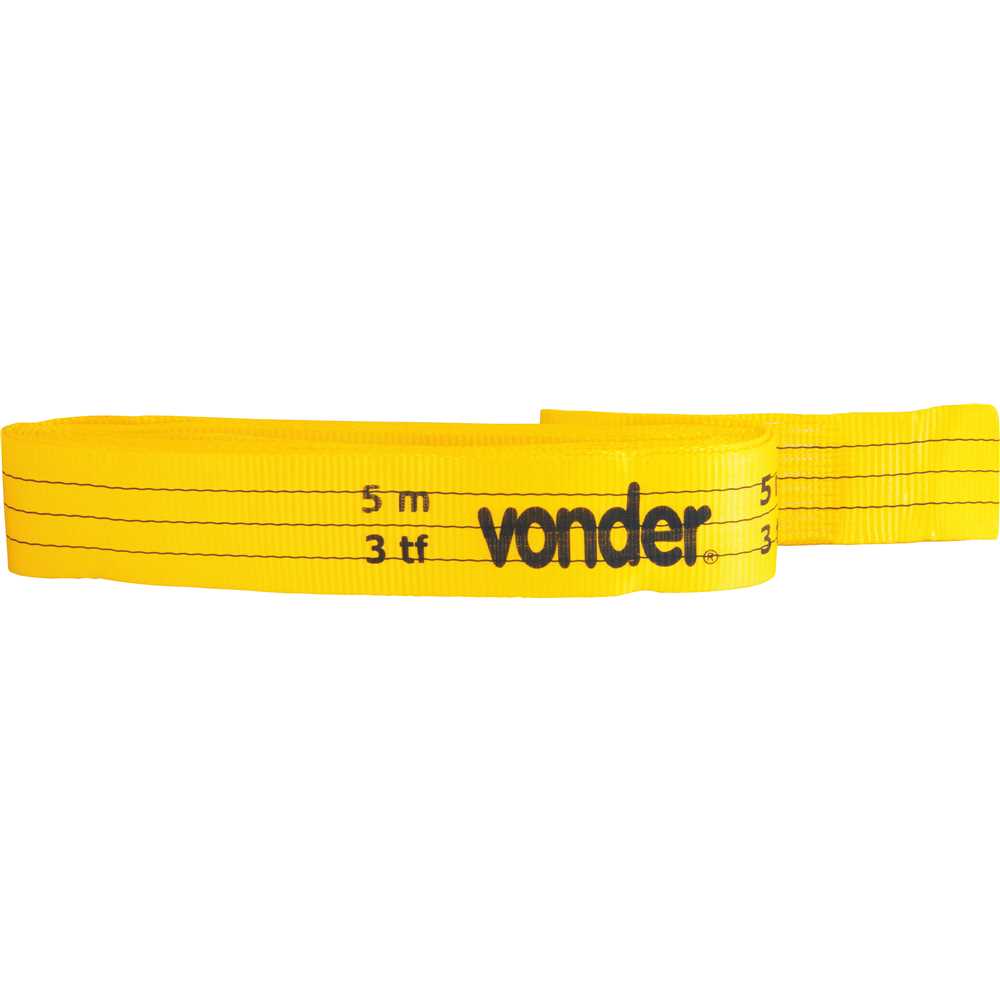 CINTA PARA ELEVACAO 03TX90MMX5M AMARELA VONDER