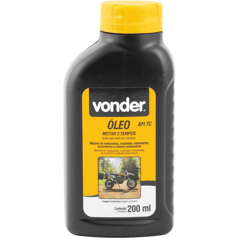 OLEO 200ML PARA MOTOR 2 TEMPOS VD-DT VONDER