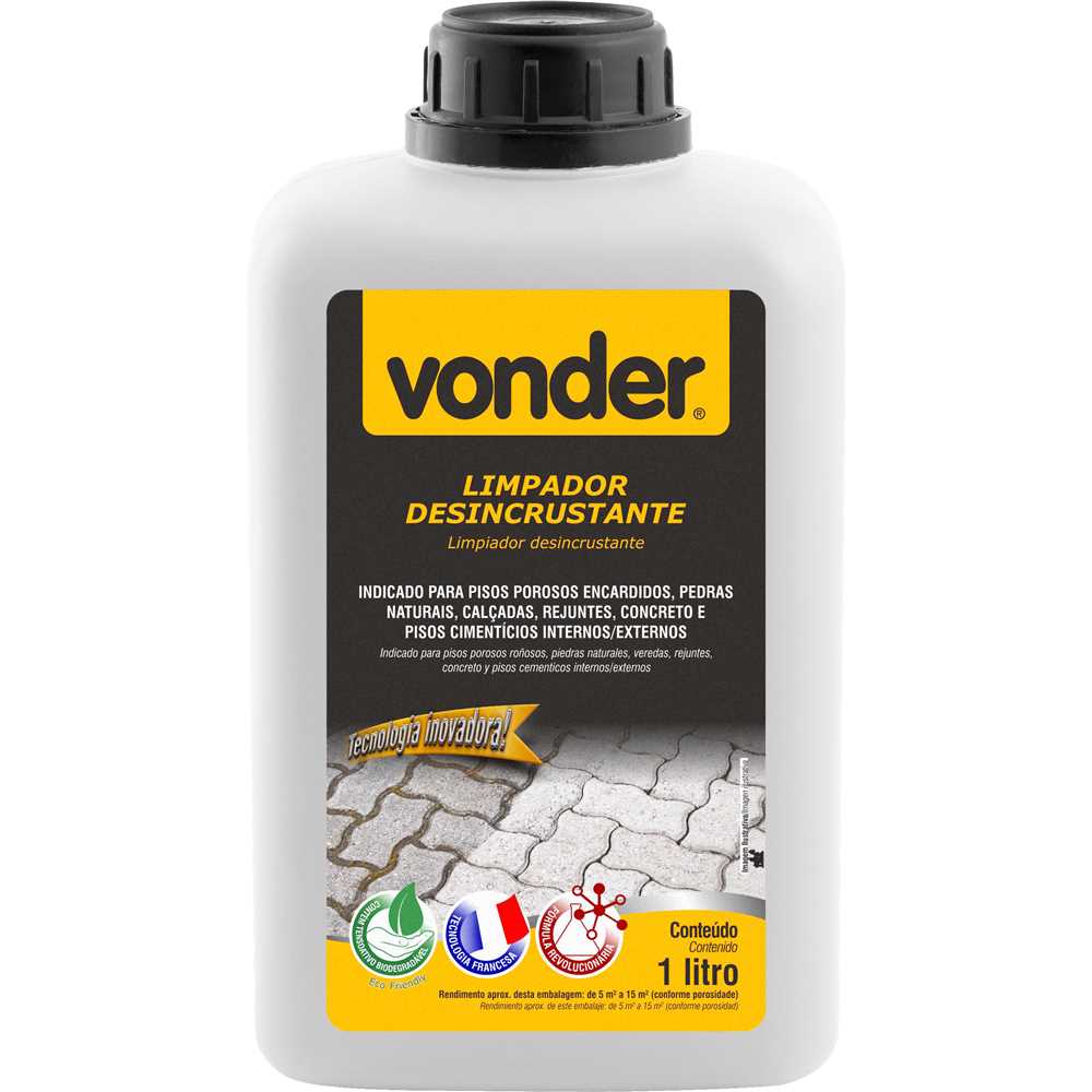 LIMPADOR DE PISO DESINCRUSTANTE 1L VONDER