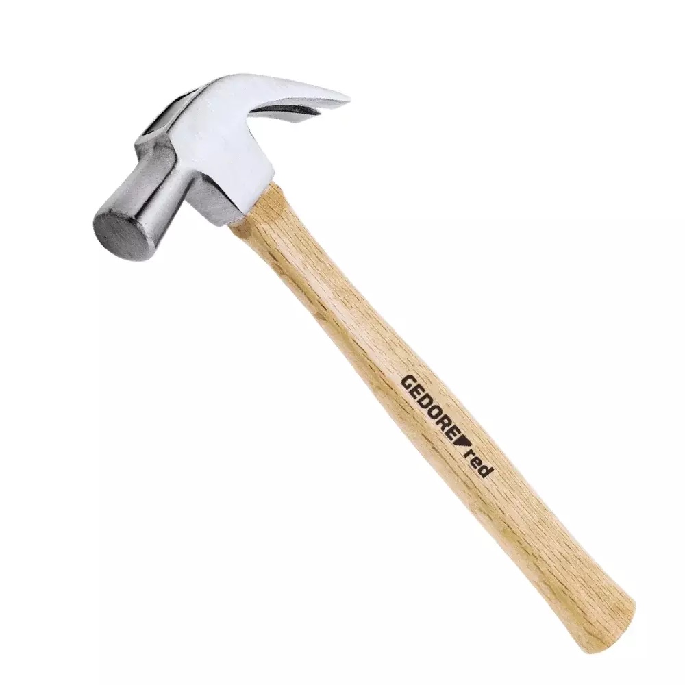 MARTELO UNHA 21MM COM CABO DE MADEIRA GEDORE RED